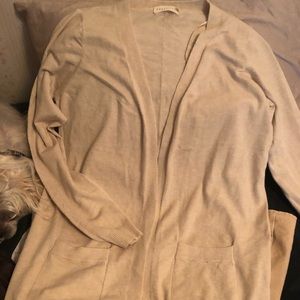 NWOT Dreamers light tan cardigan